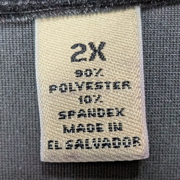 Bechamel Long Sleeve Top Velour Feel Elegant Black Size 2X - Picture 5 of 9